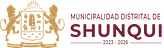 Logotipo de Municipalidad Distrital de Shunqui