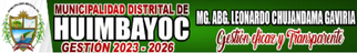 Logotipo de Municipalidad Distrital de Huimbayoc