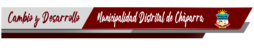 Logotipo de Municipalidad Distrital de Chaparra
