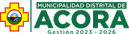 Logotipo de Municipalidad Distrital de Acora